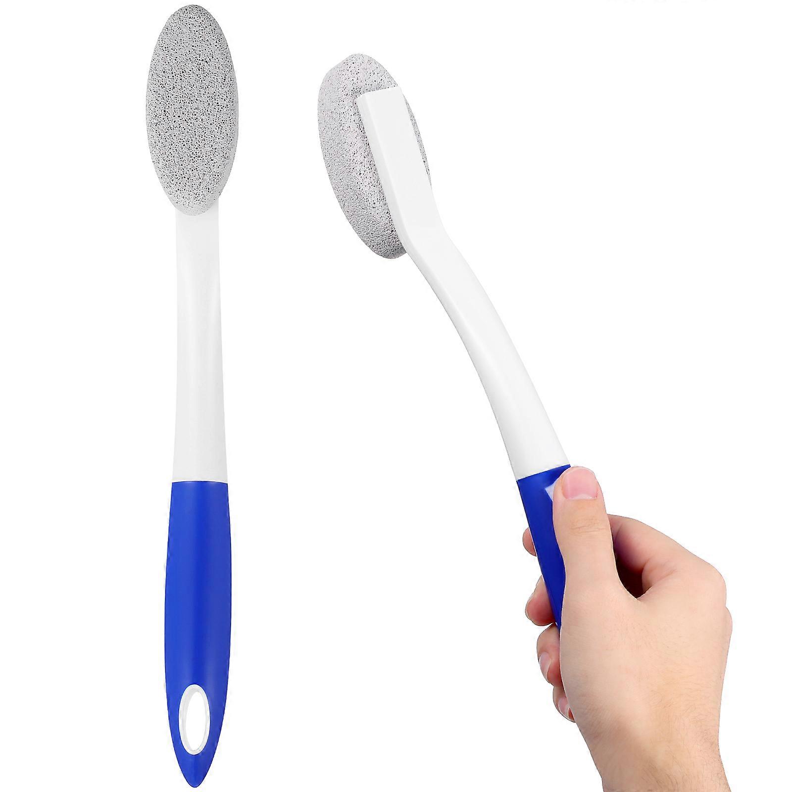 Foot Cleaning Brush Long Handle Bath Brush for Bathing Use 2Pcs Set