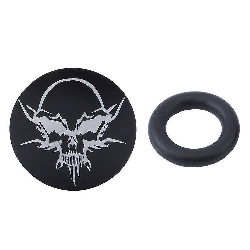 Hollow Tooth Disk Crank Caps for Rustproof Use with Waterproof Ring Plug 3Pcs