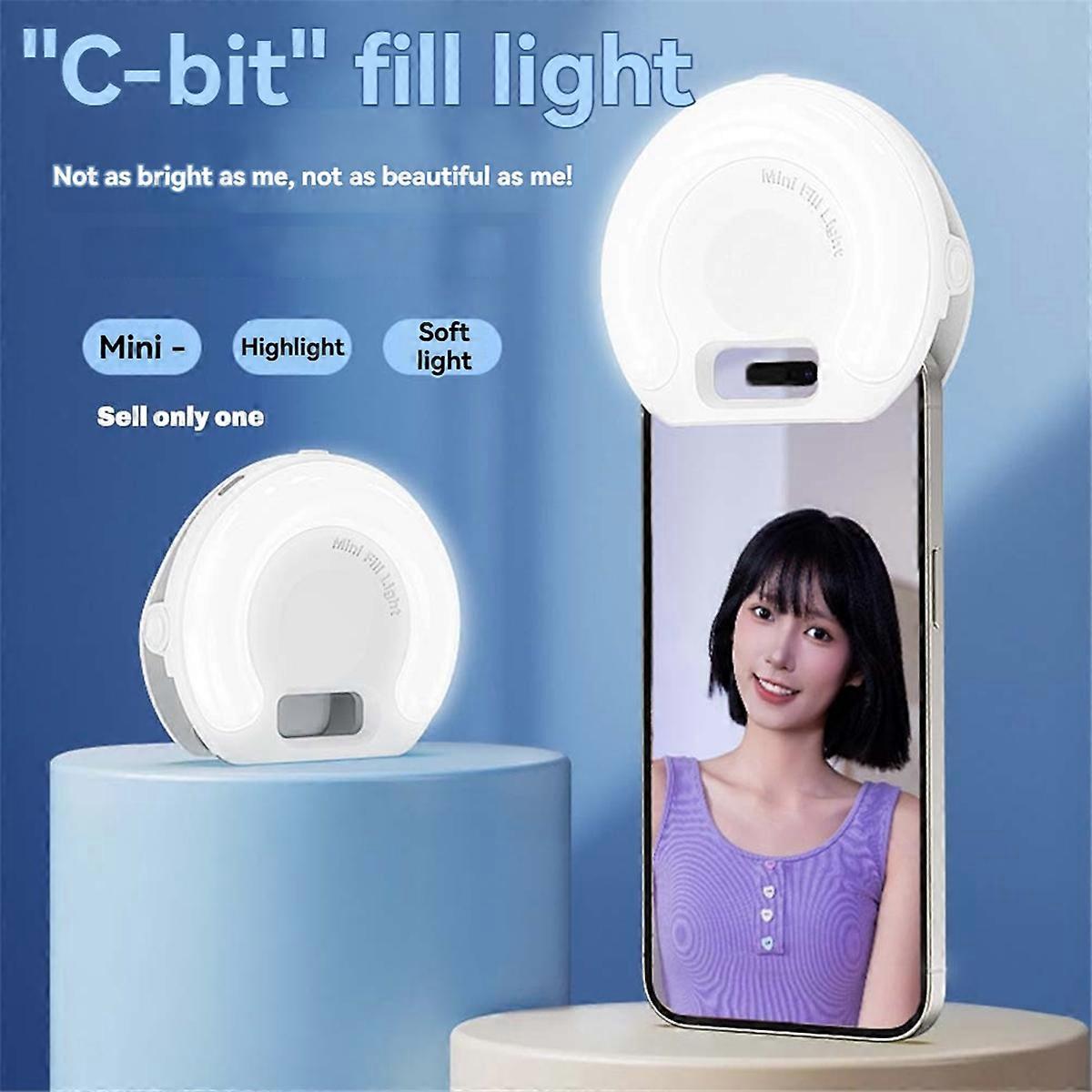 Ringlight Selfie Light Clip on Light for Mobile Phone Light A