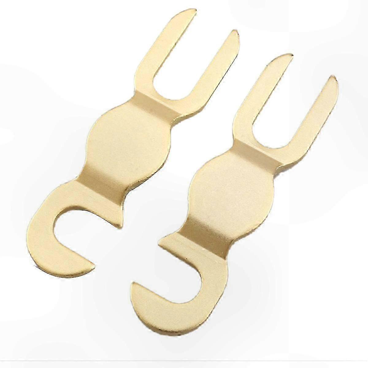 Premium Speaker Binding Post Adapter with Pure Copper Jumper and U Fork Connector for Enhanced o Quality