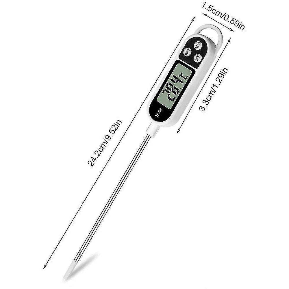 Thermomètre numérique pour aliments TP300 Thermomètre électronique à affichage numérique LCD avec outil de cuisson à sonde