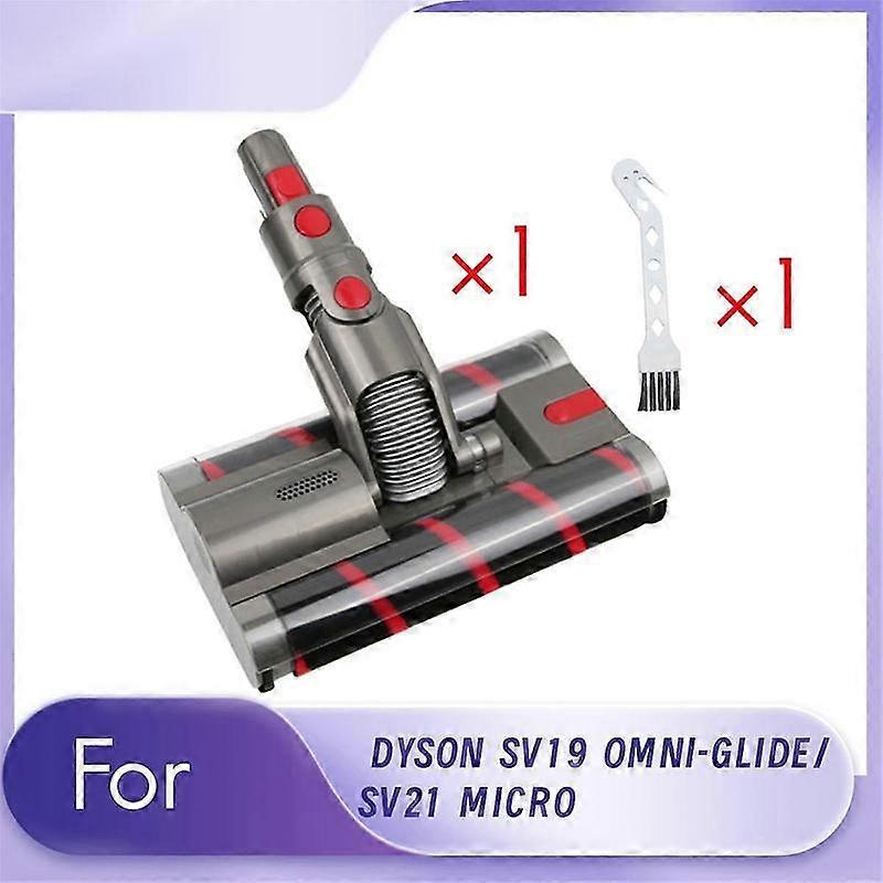 For SV19 OMNI-GLIDE/SV21 MICRO Double Roller Brush Vacuum Head Replace Motor Head Soft Roller