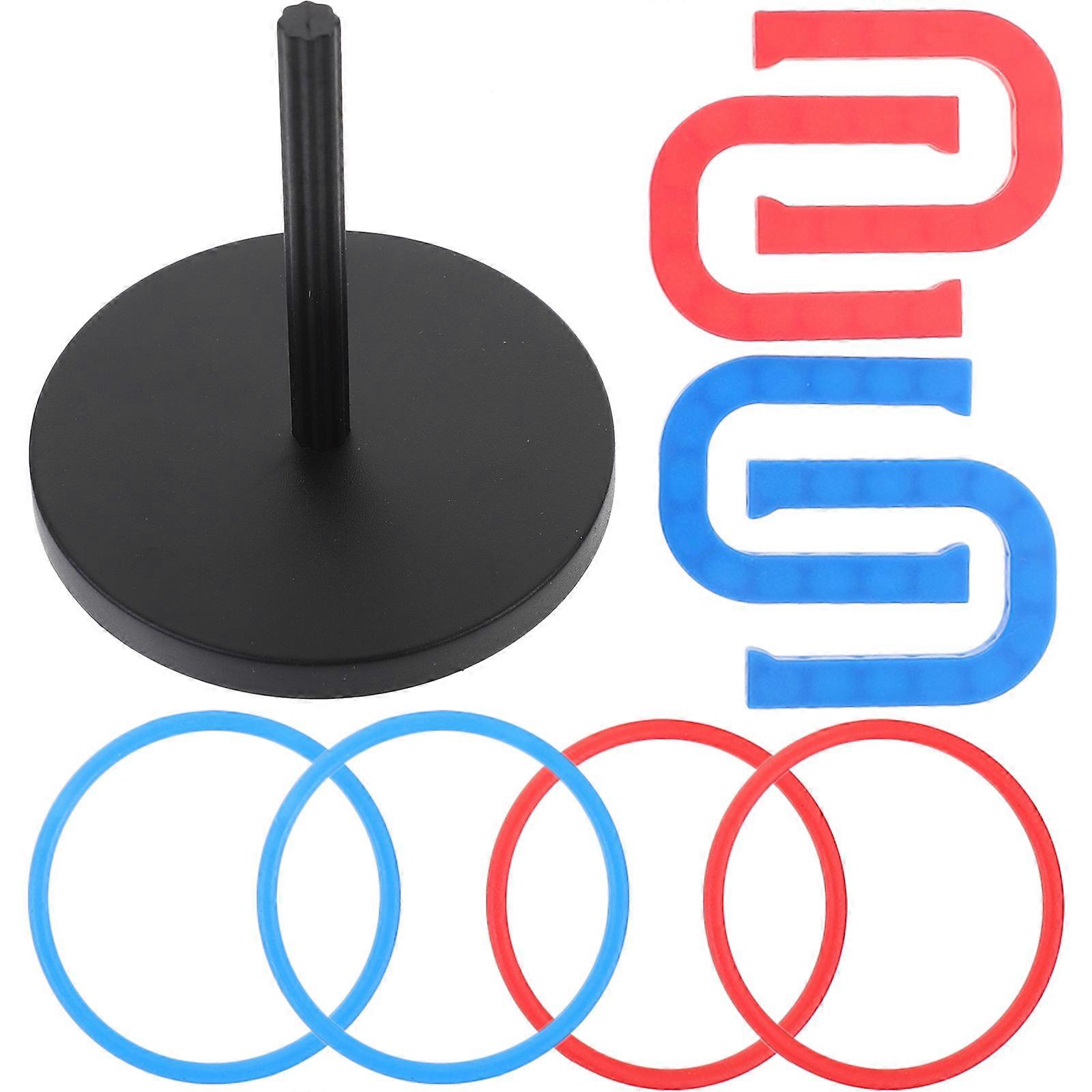 טבעות זריקה מעגליות משחק פרסה לילדים משחקים 2 יחידות 2 ערכות צעצוע חינוכי