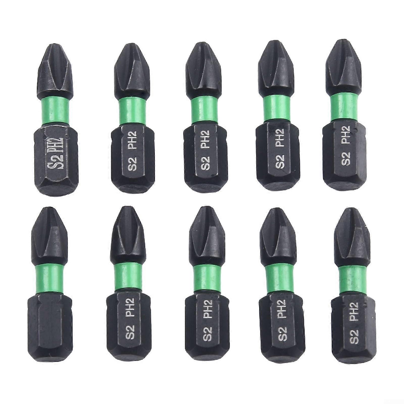 Screwdriver Bit Kit TenPiece 25mm Magnetic Bits Robust Bit Set For Enhanced Usability