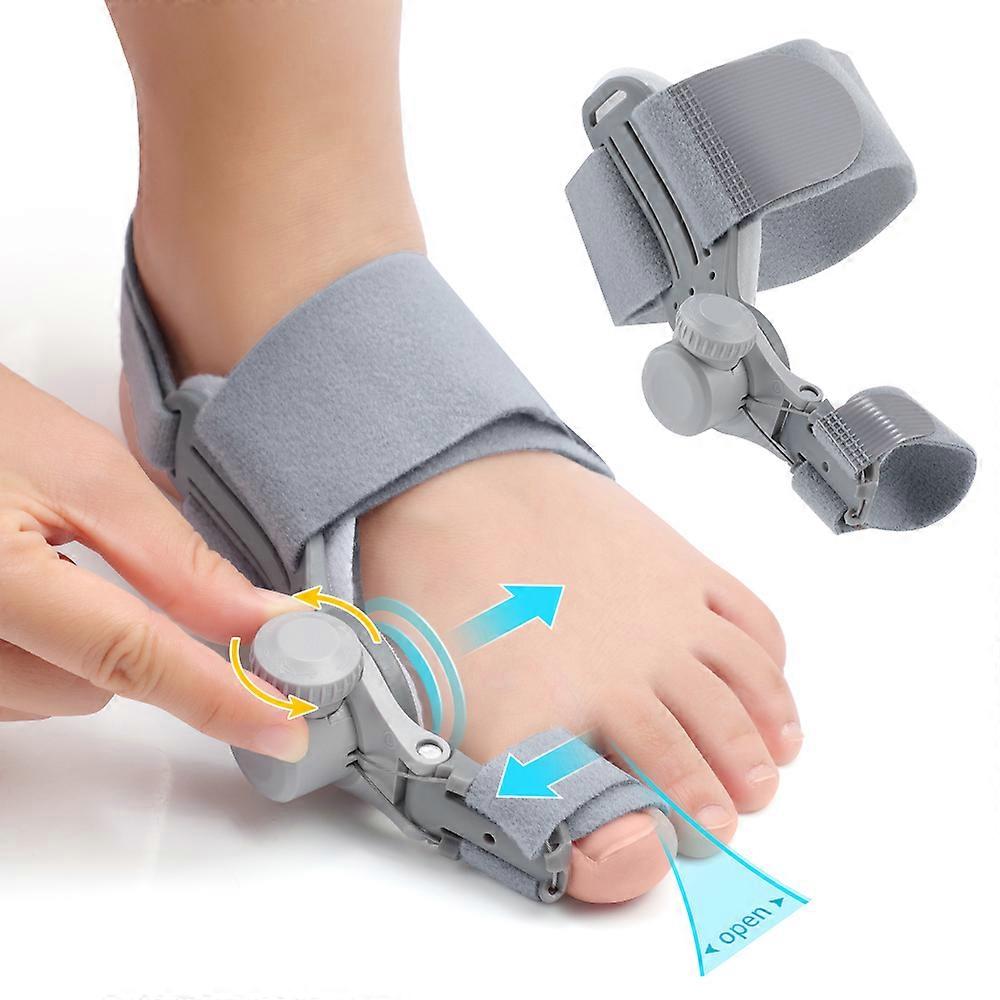 Adjustable Toe Correction Separation Bunion Splint for Left/Right Feet Big Toe Straightener Orthopedic Bunion Correction Thumb