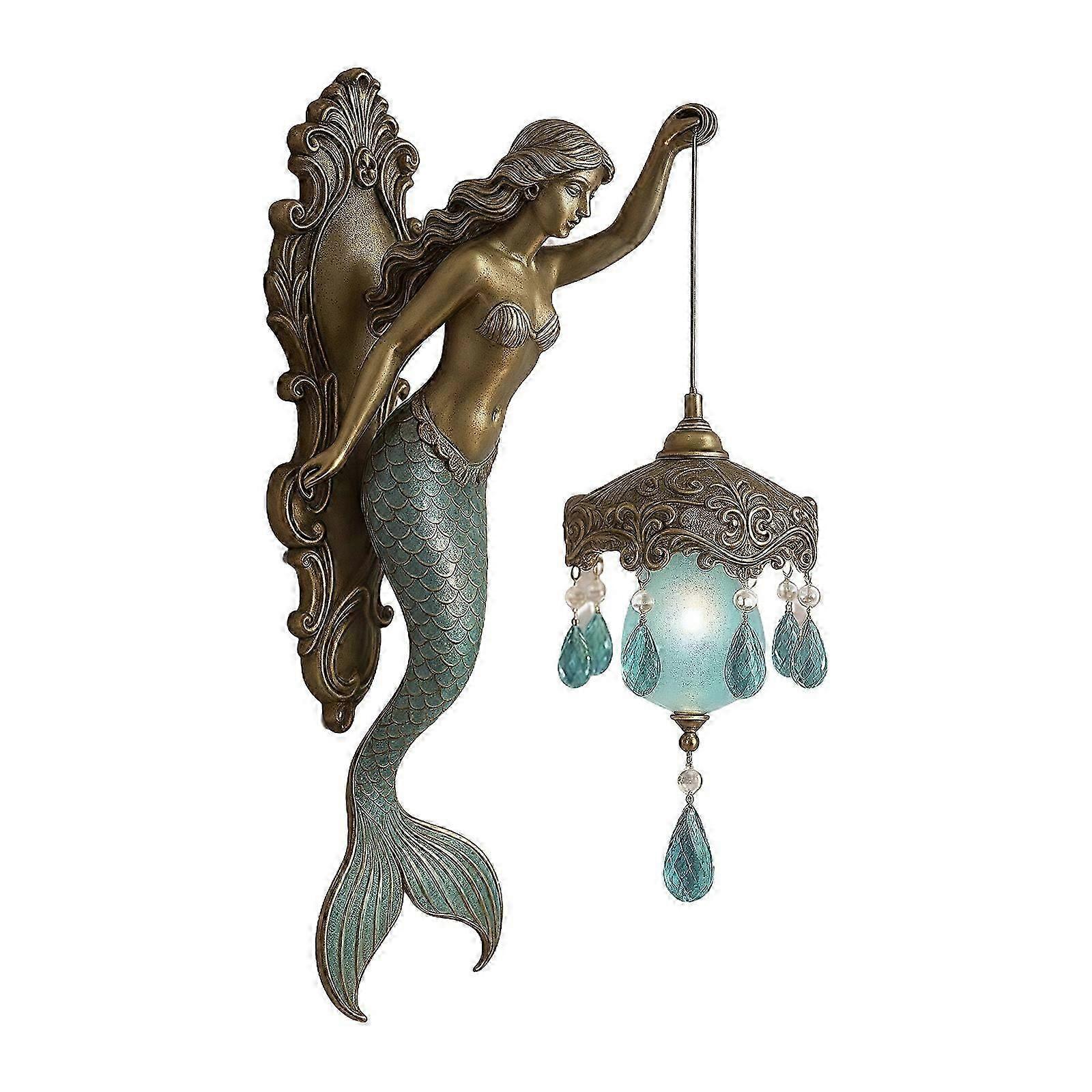 Applique murale Luglow, lampe de support côtière vintage, 8/10 pouces verre réfléchissant lumières avant luminaire chambre à côté de l’applique murale avec lampe inspirée de la mer