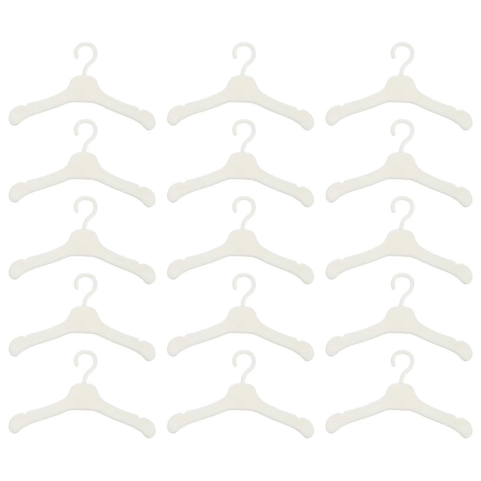 50 stücke Puppe Kleiderbügel Kunststoff Puppe Kleiderbügel Puppe Outfits Racks