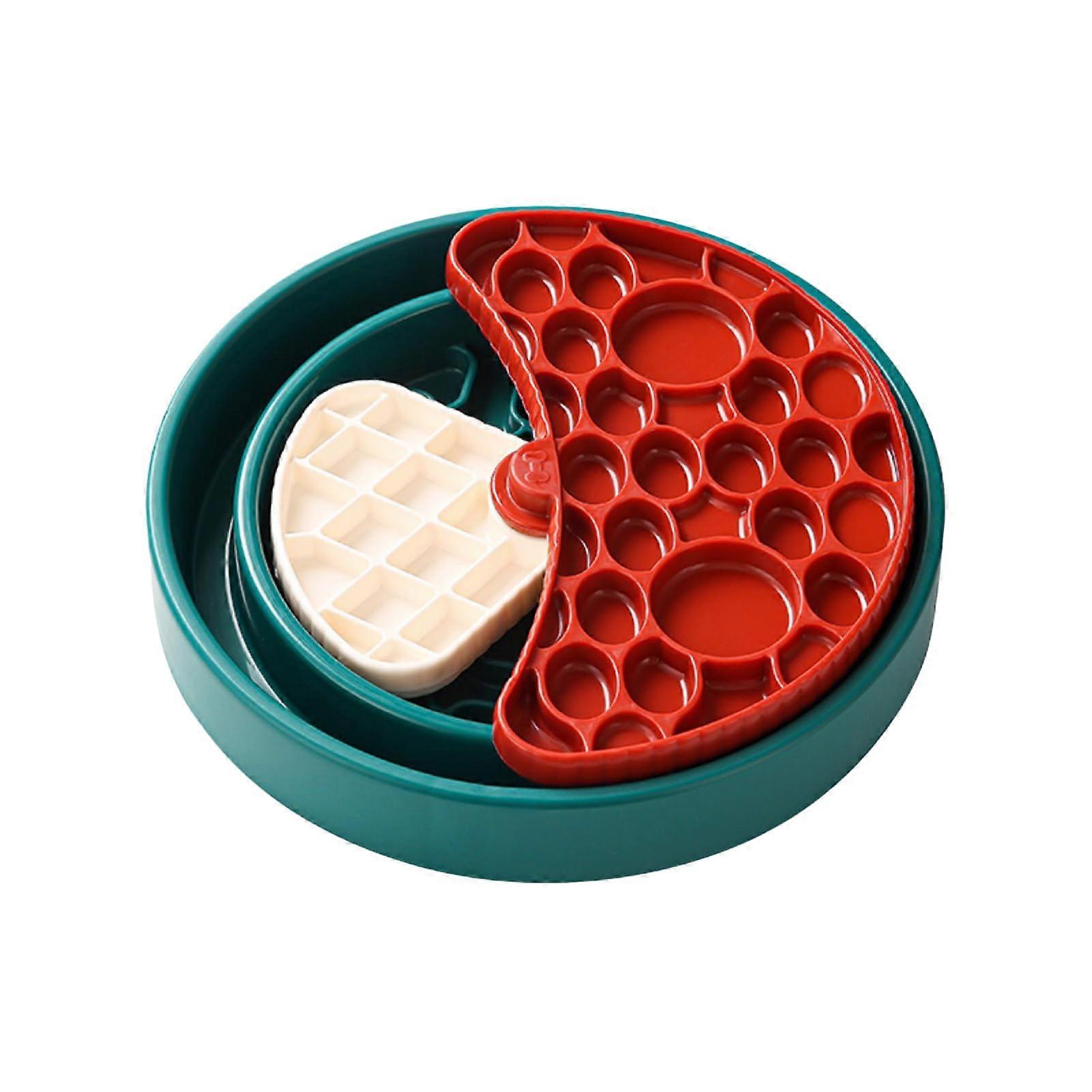 Slow Feeding Dog Bowl 360 Degree Rotating Puzzle Feeder Interactive Dish For Puppies Home Safety And Healthy Eating