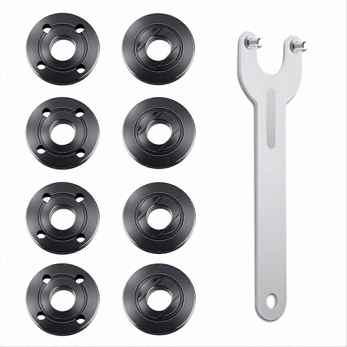 9Pcs Angle Grinder Flange Nut Angle Grinder Wrench Kit