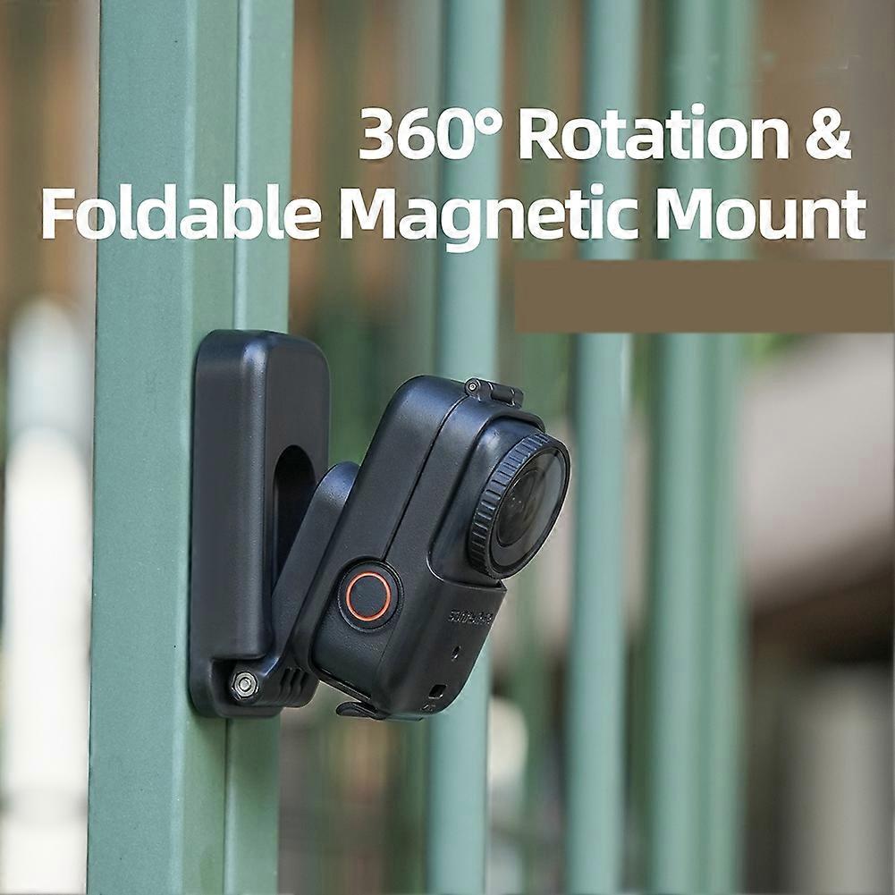 SUNNYLIFE Magnetic Camera Clip Adapter for Osmo Nano 360° Rotation Foldable Mount Enhanced Portability & Secure Attachment