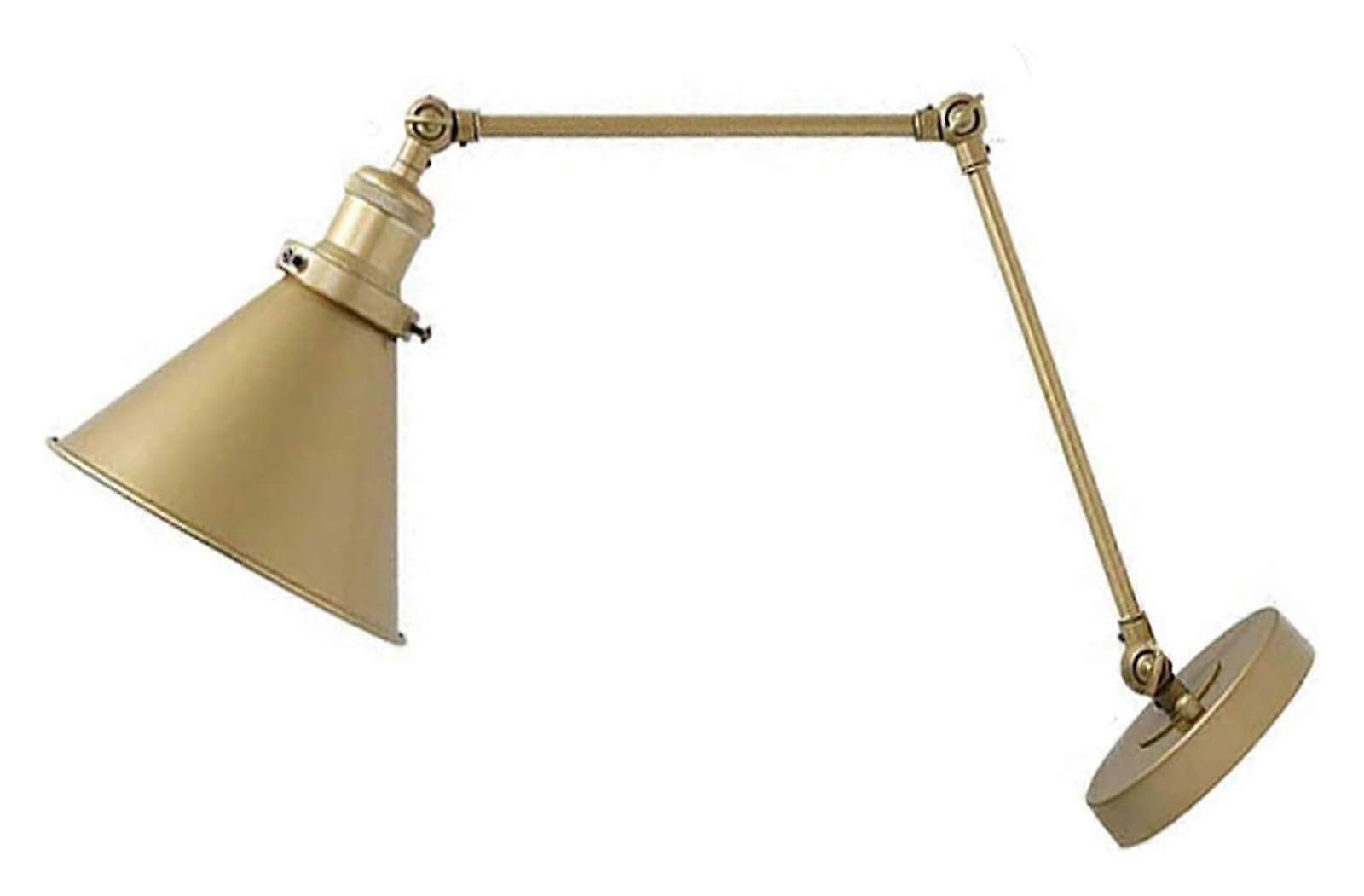 Wall Lights Sconces Industrial Wall Lamp With Power Cord Retro Adjustable Double Swing Arm LED Lights