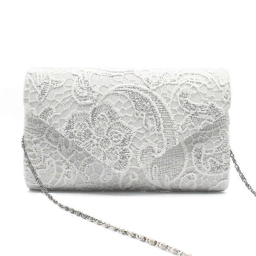 Κομψό floral δαντέλα των γυναικών βραδινό συμπλέκτη φάκελο prom τσάντα τσάντα