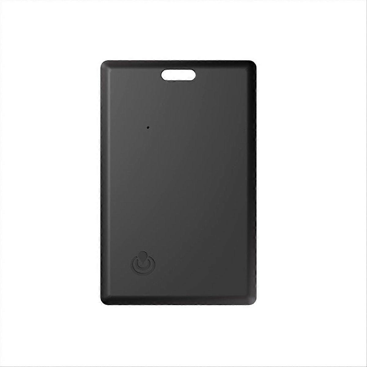 Smart Wallet Tracker Card - Ultra-Thin Bluetooth Locator for Works with Find My App Black