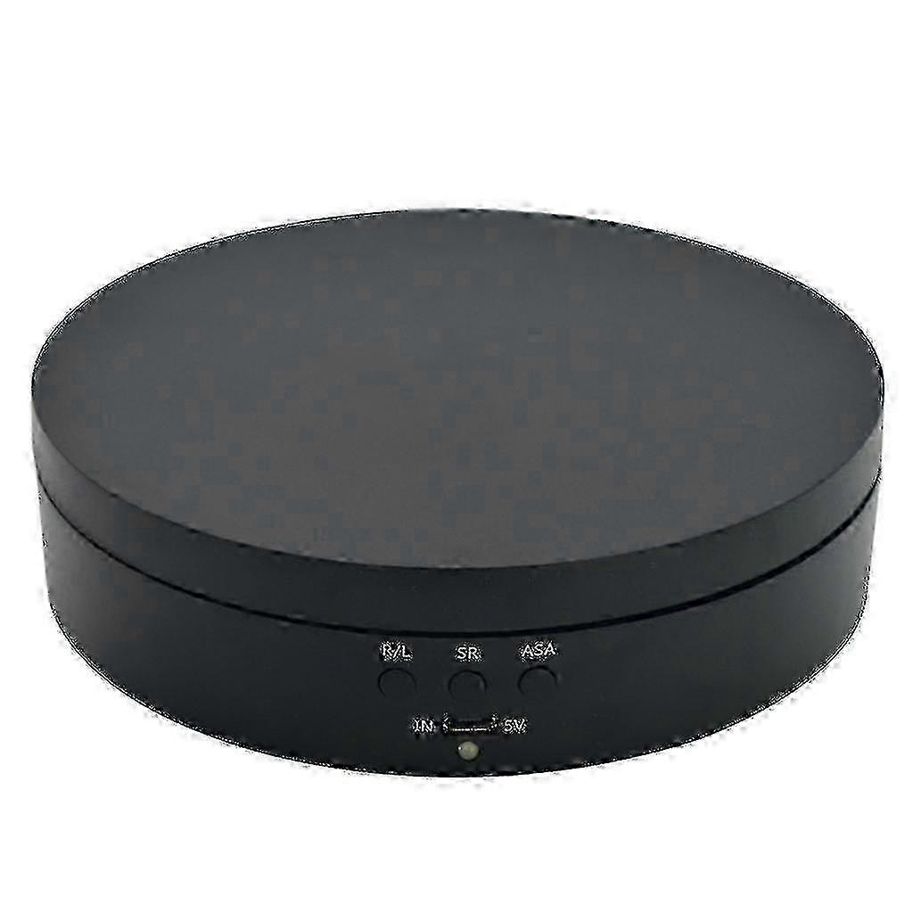 3-Speed Electric Jewelry Turntable Display Stand with Mirror, Battery & USB Power miao4