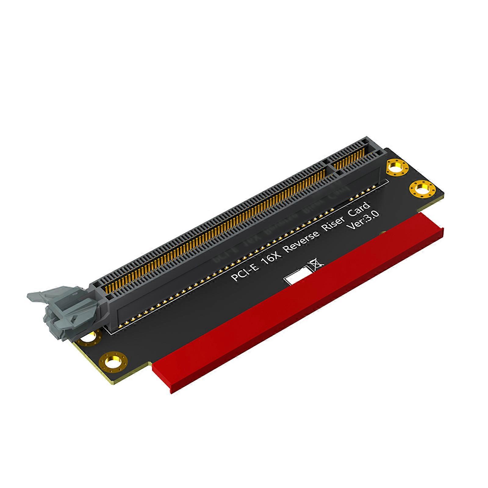 PCIE 16X  90 Degree 2U Reverse Expansion Adapter Board for Optimaled Computer Performances Multicolor