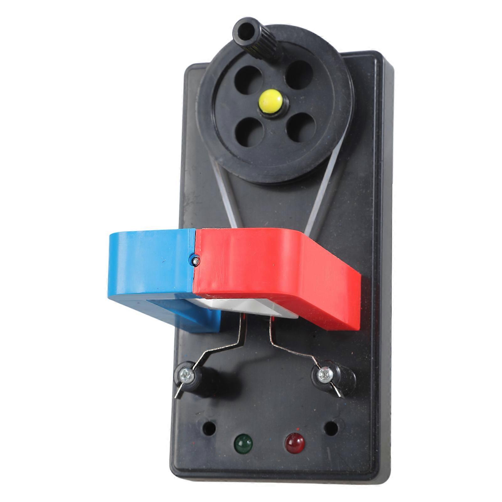 Electricity Generator Model Physics Teaching Aid Experiment Education Toy Hand Crank Generator Model Multicolor