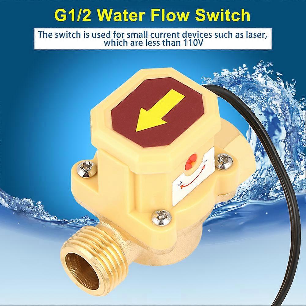 1pc Brass Pump Pressure Water Flow Control Sensor Switch G1/2 Female Male Thread
