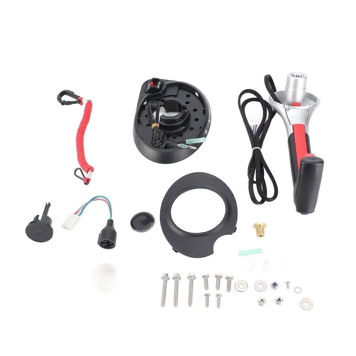 Boat Outboard Engine Throttle Remote Control Box 883710A02 Forward Reverse Moving with Power Trim Ti