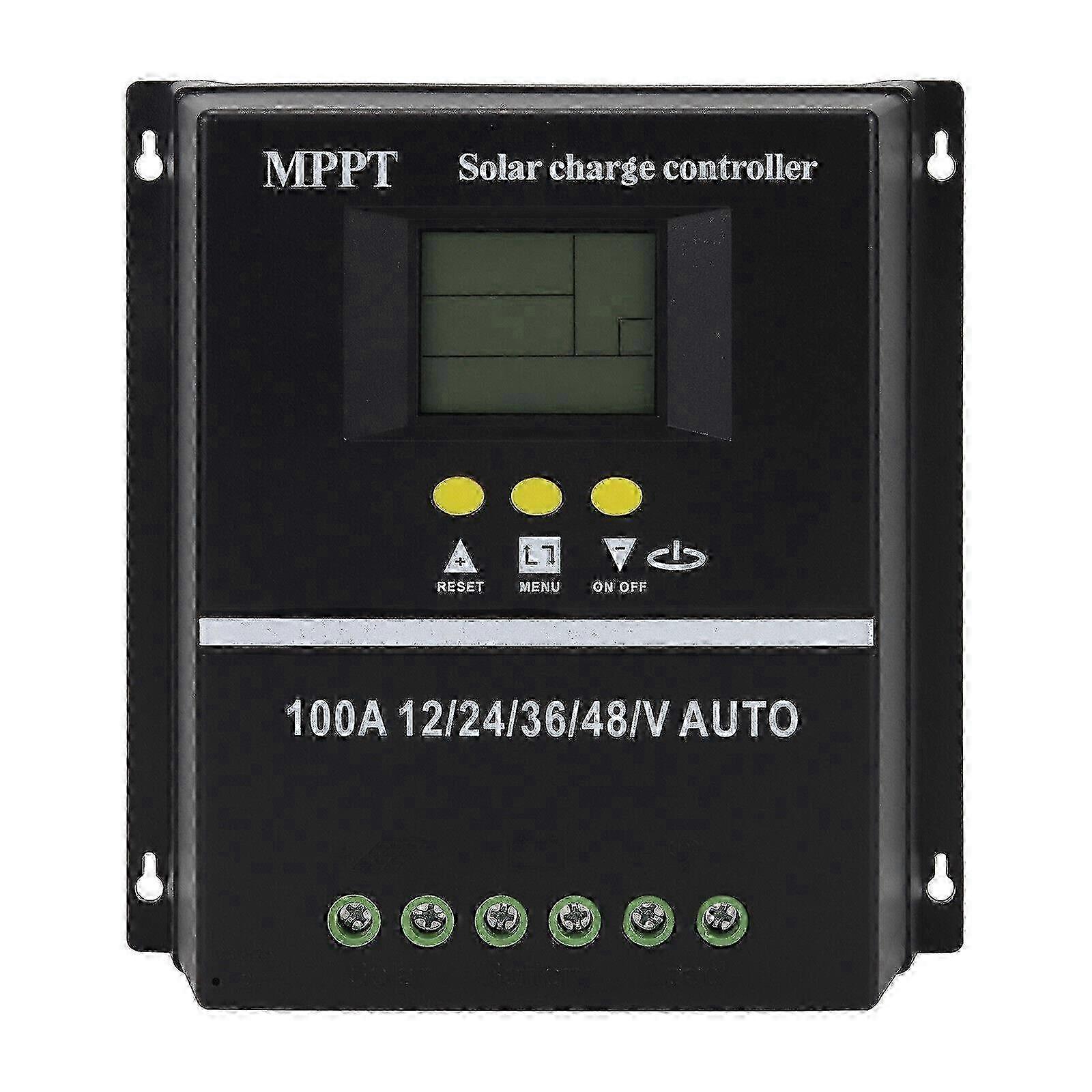 MPPT 100ASolar PV Regulators 4000W 12V/24V/36V/48V Solar Charge Controller W/USB Yo