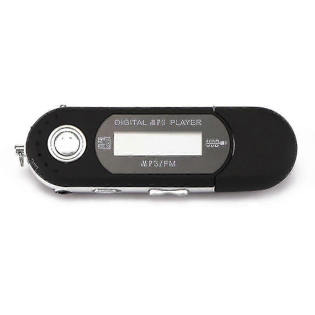 Portable Usb Mp3 Music Player, With Digital Lcd Screen