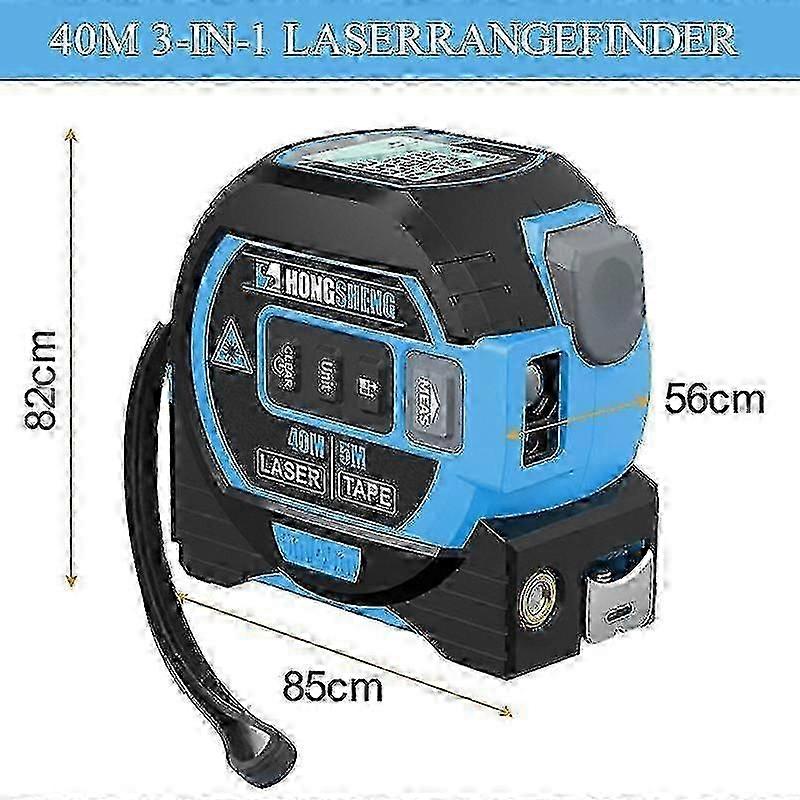 Laser Measuring Tape 5m, 3 in 1 Electronic Ruler with Infrared Tech