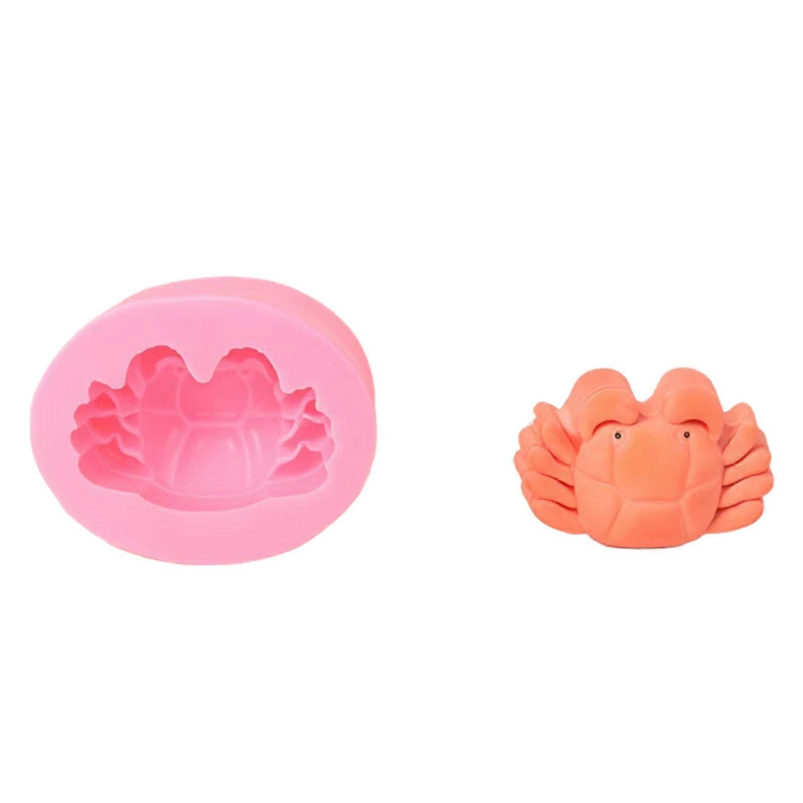 Double Theme Shrimp And Shrimp Elastomer Cast For Fondant Puddings Baking Materials Flexible Detailing Tool Multicolor