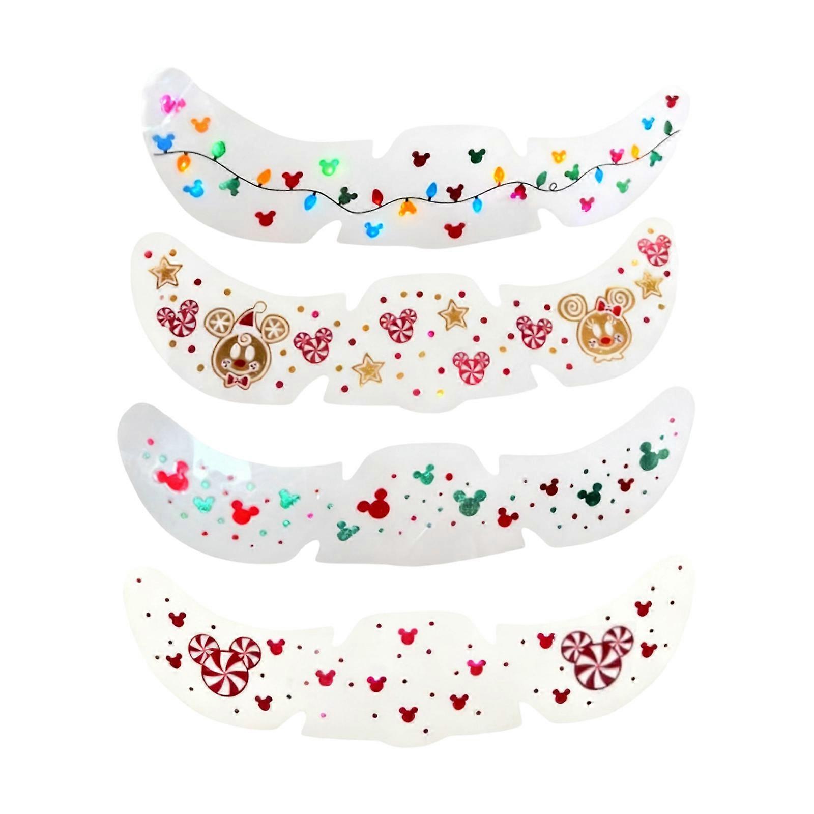 Shimmering Freckles Face Sticker Set Of 4 Effiicent Parties Makeup Body Art With Easy Removal And Long Time Multicolor