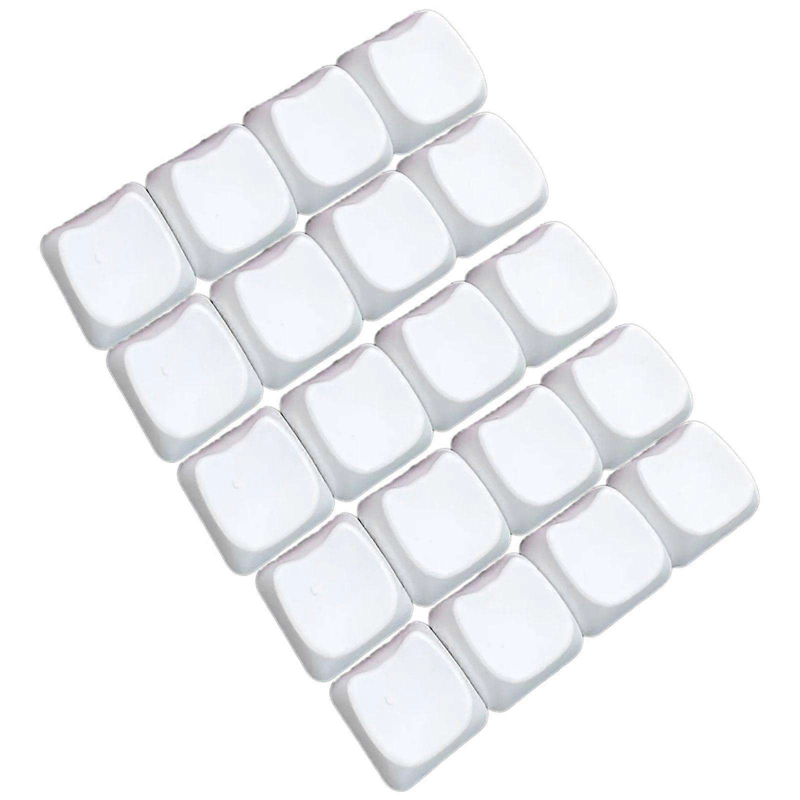 Comfort Typing PBT Keycaps with Unique Cats Head MAO Flat Profile Keycap for Keyboards Enthusiasts  White