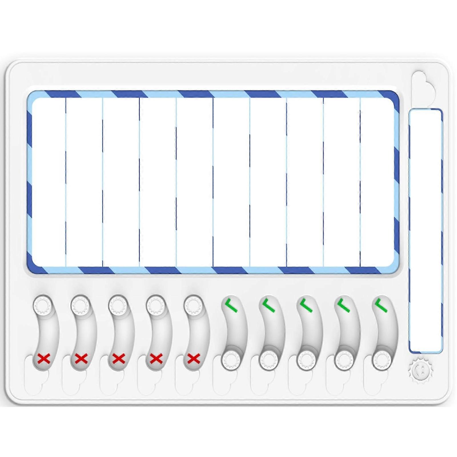 Improve Efficiency with Magnetic to Do List Chore Chart Portable Daily Routine Board for Kids and Adults Erase Board Multicolor