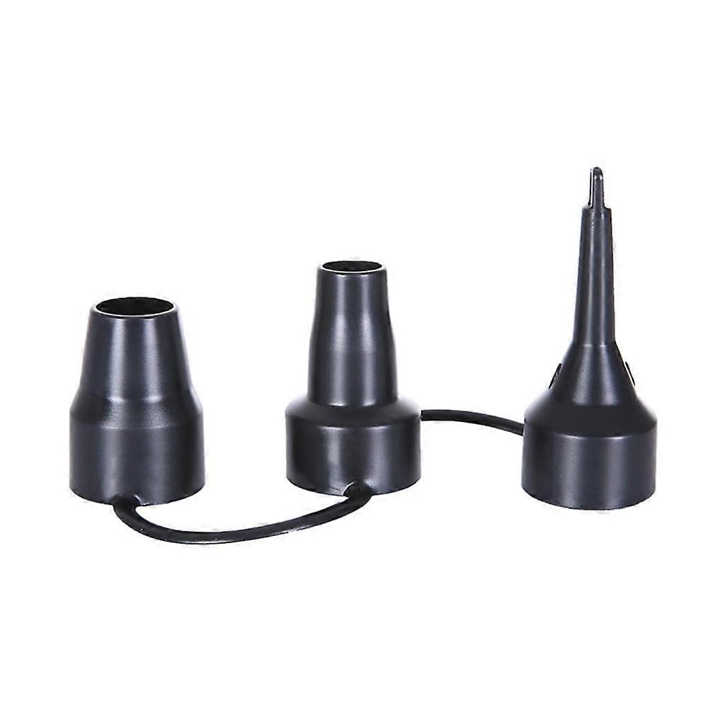 Lekdue 3Pc Inflatable Pump Nozzle Set - Plastic Adaptor & Air Replacement Head for Inflator Tools, Compatible with Most Pumps, 1X Air Pump Nozzle,