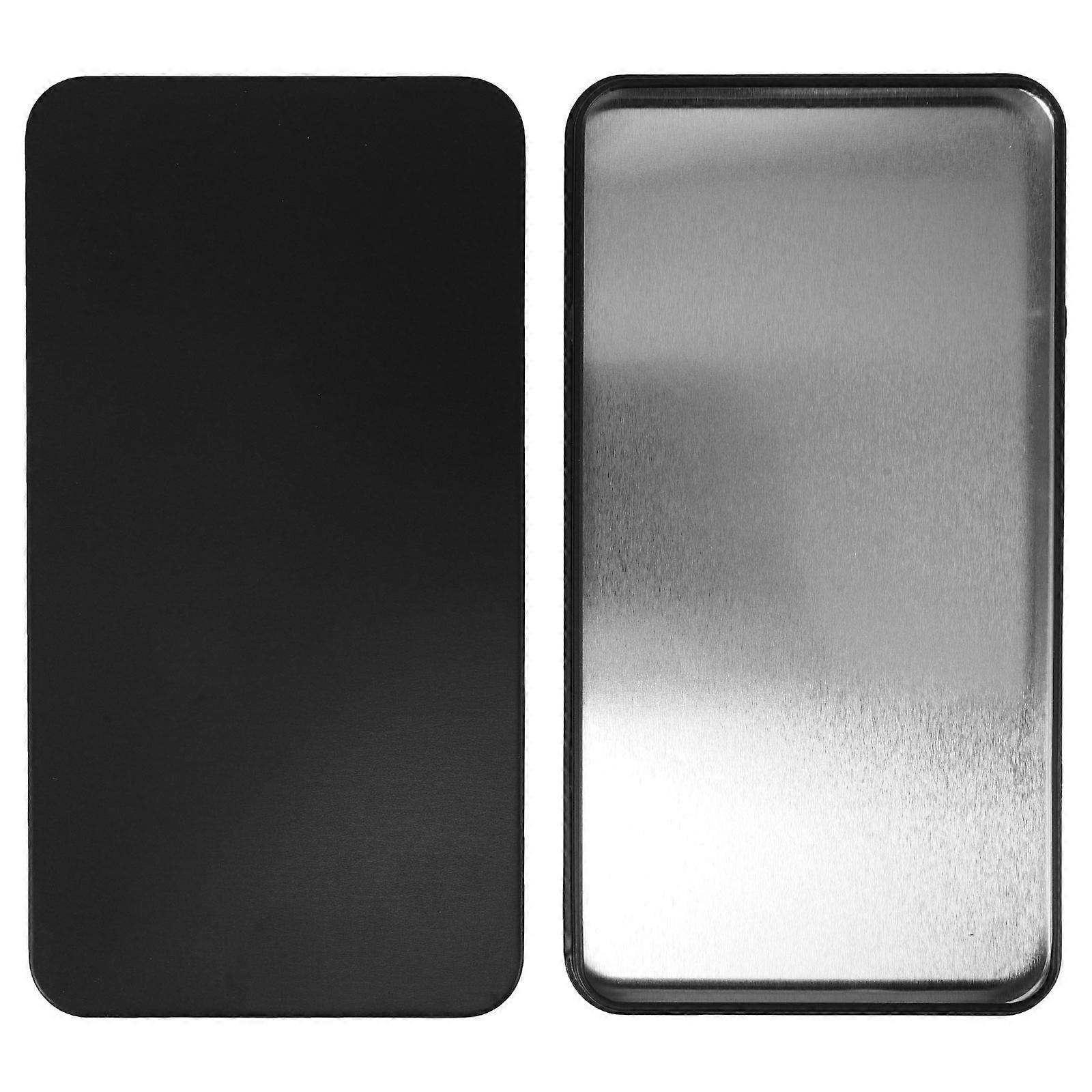 Mobile Phone Storage Box with Multiple Compartments Metal Cash Box Organizer