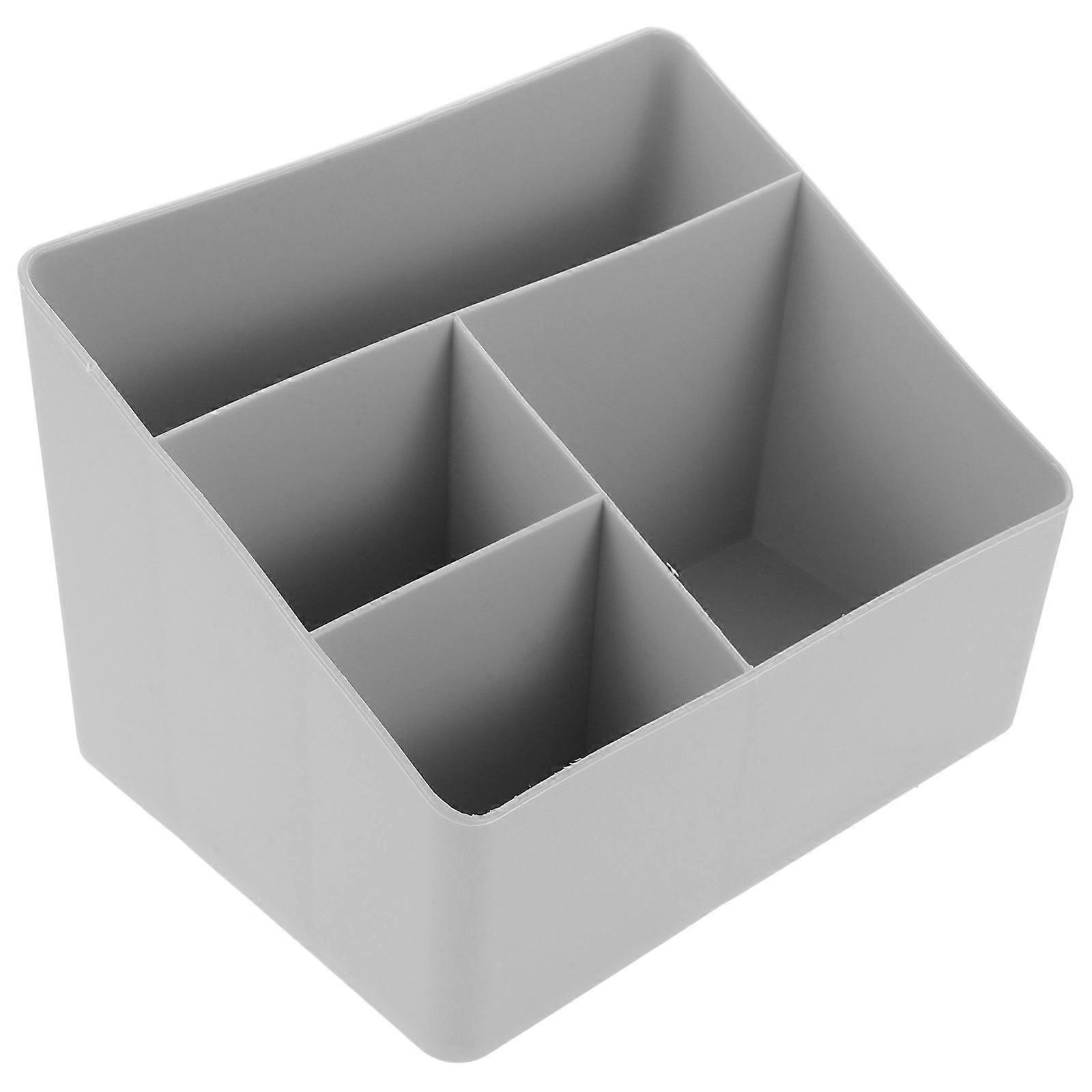 Countertop Organizer Coffee Organizer Kitchen Accessories Rectangular Shape Modern Style Grey Color 1Pcs