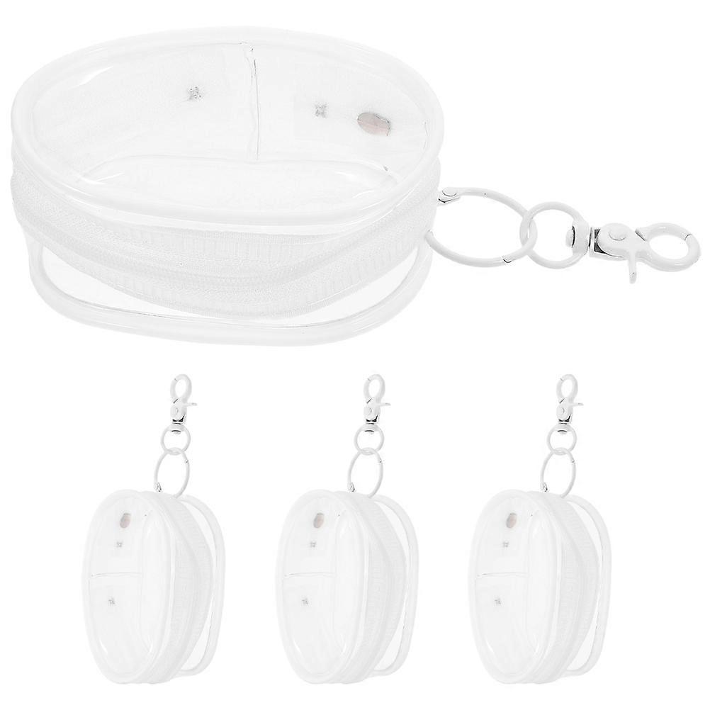 Mini Dolls Figures Box for Display 4Pcs Portable Hanging Blind Boxes Organizer