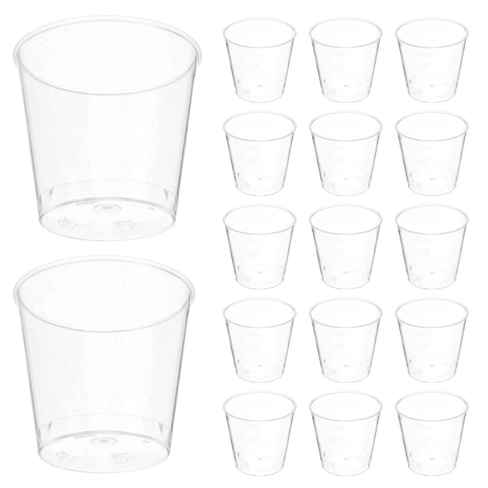 Tasting Cups Durable Plastic Cups for Food Sampling 50Pcs Pack