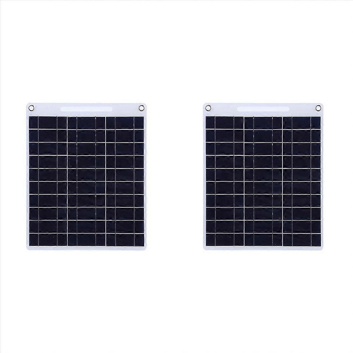 60W Solar Panel Portable 5V Dual USB Fast Charger Panel Kit
