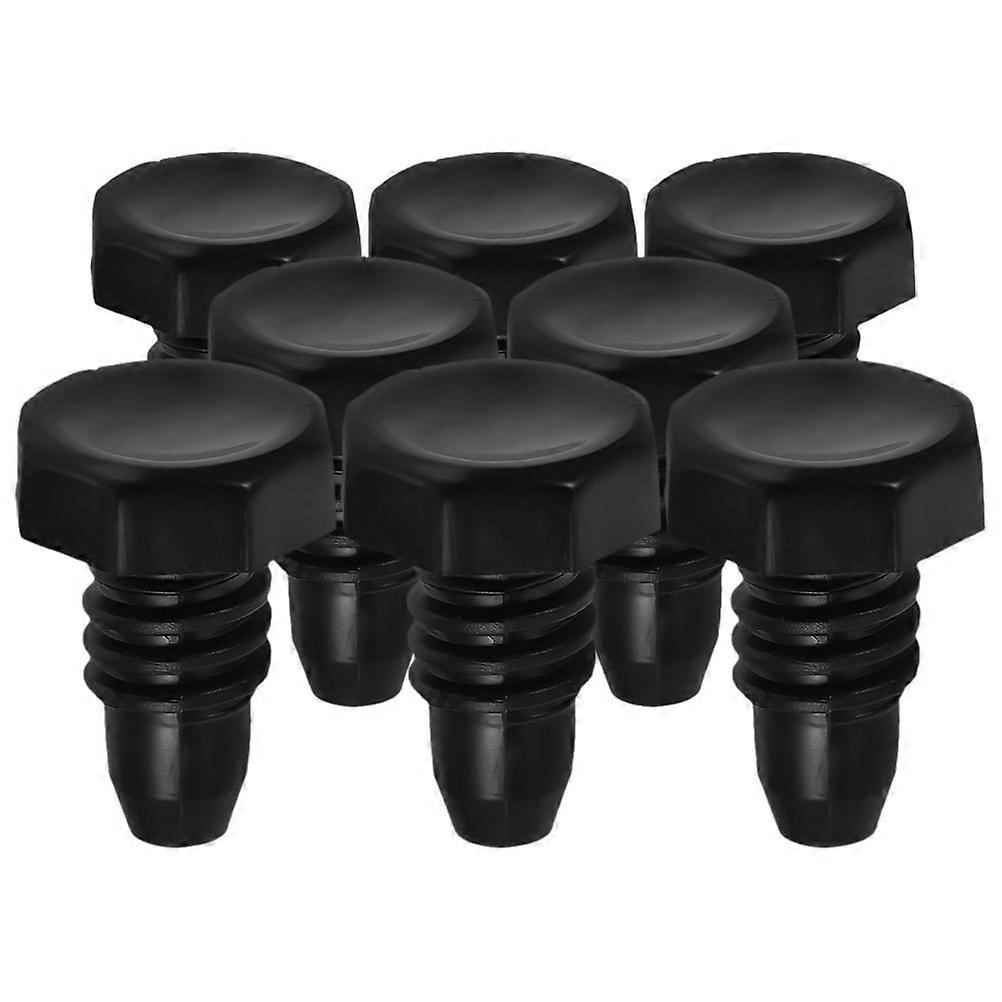 Billiard Rod End Protector for Pool Cue Tail Protection 40Pcs Black
