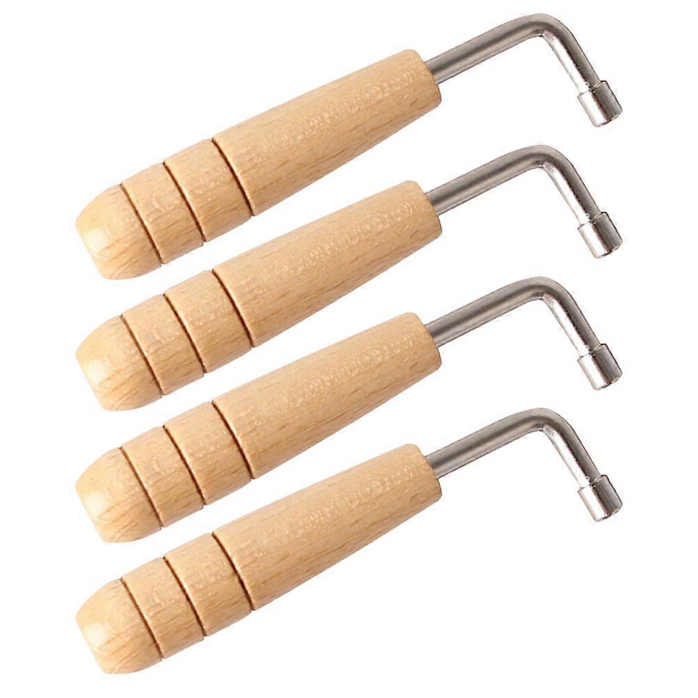 Lyre Harp Tuning Wrench for Accurate Adjustment 4Pcs Professional Tool