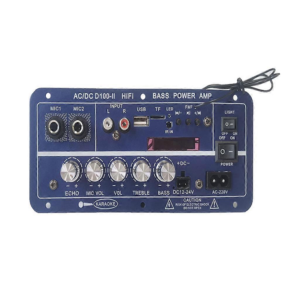 220V 12V Digital Bluetooth Amplifier Board EU Plug