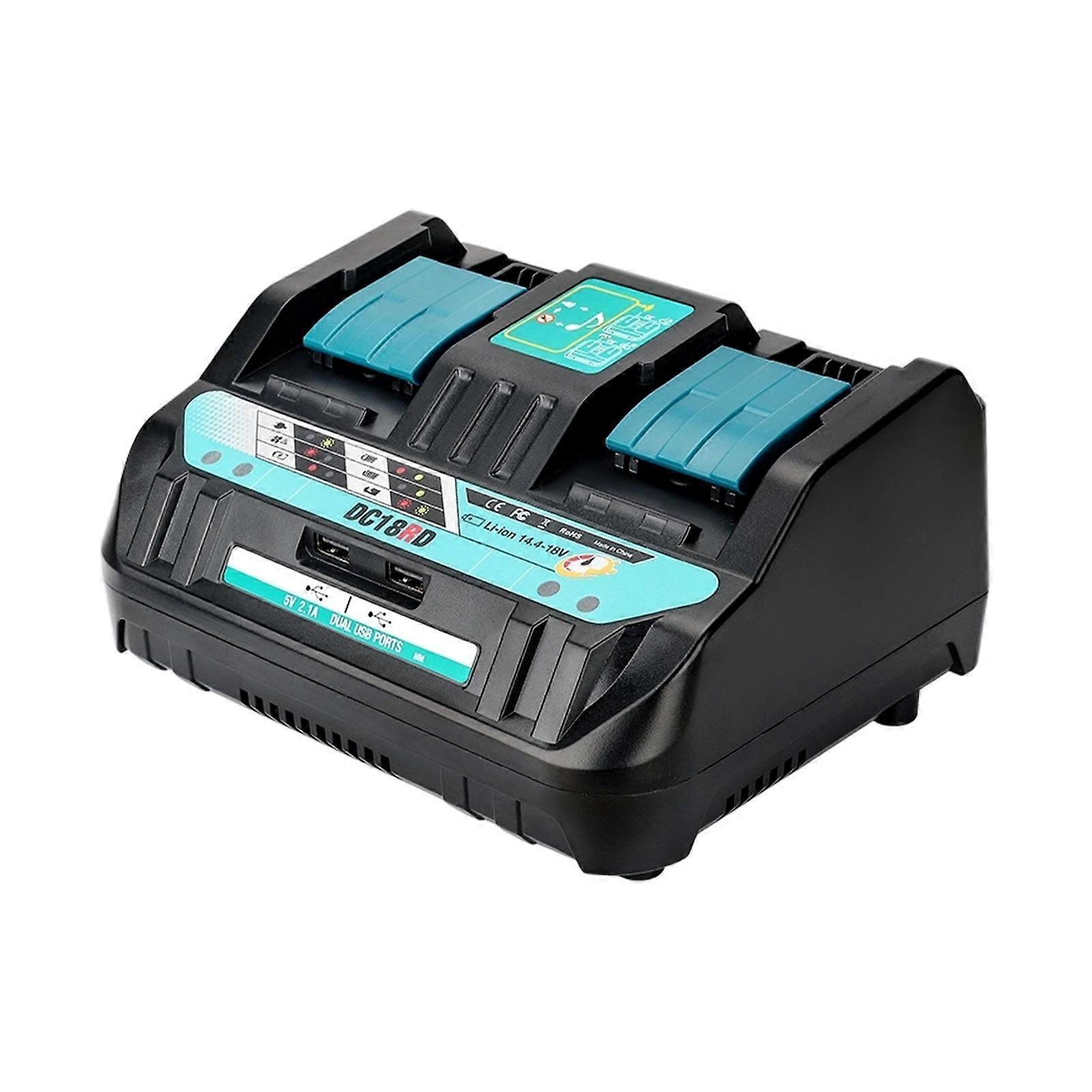 DC18RD Drill Tool Battery Charger Replace Part for 14.4V-18V BL1830B BL1815N