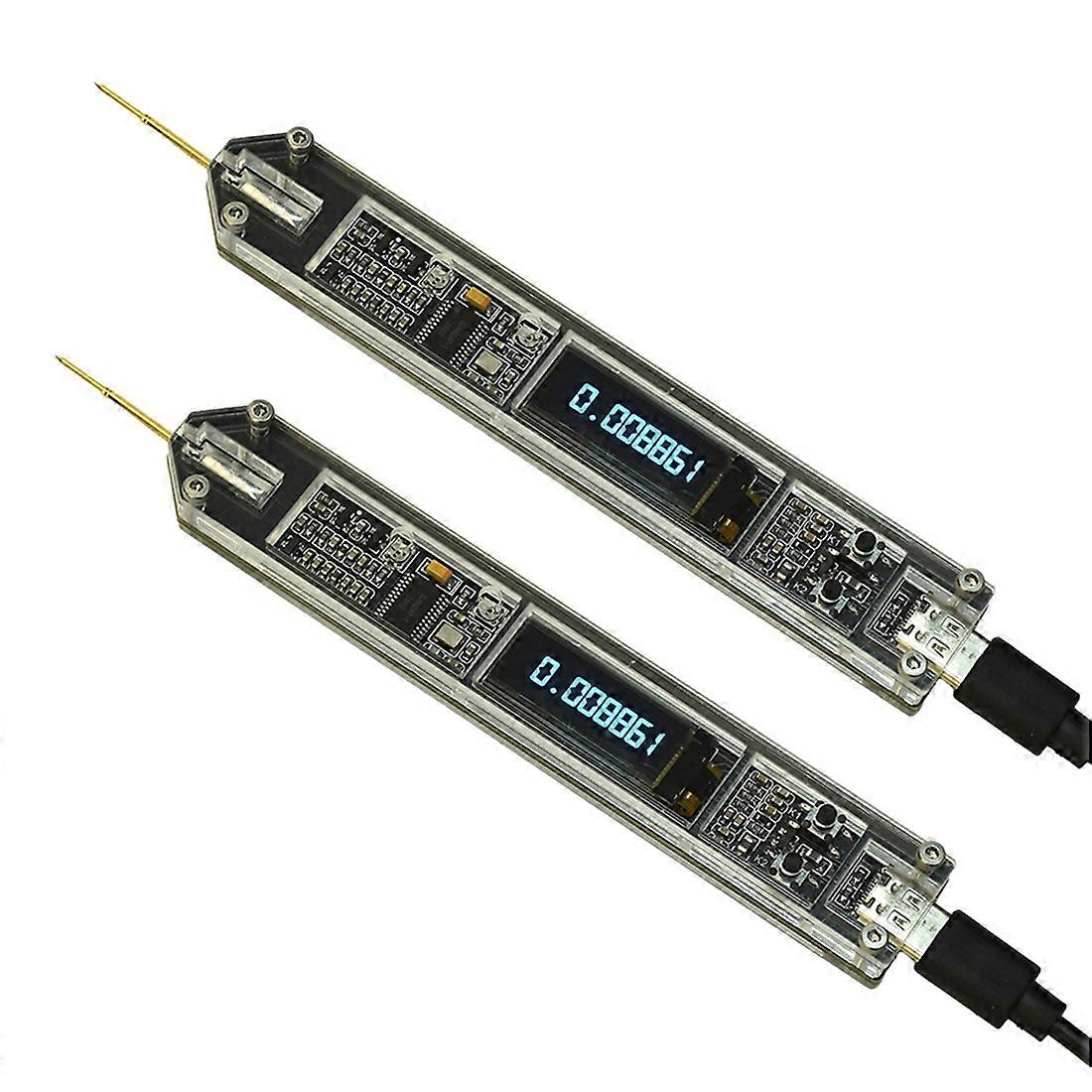 200Hz to 100MHz Pen Frequency Meter OLED Display Frequency Counter Detector for Electrician Tool 2pc