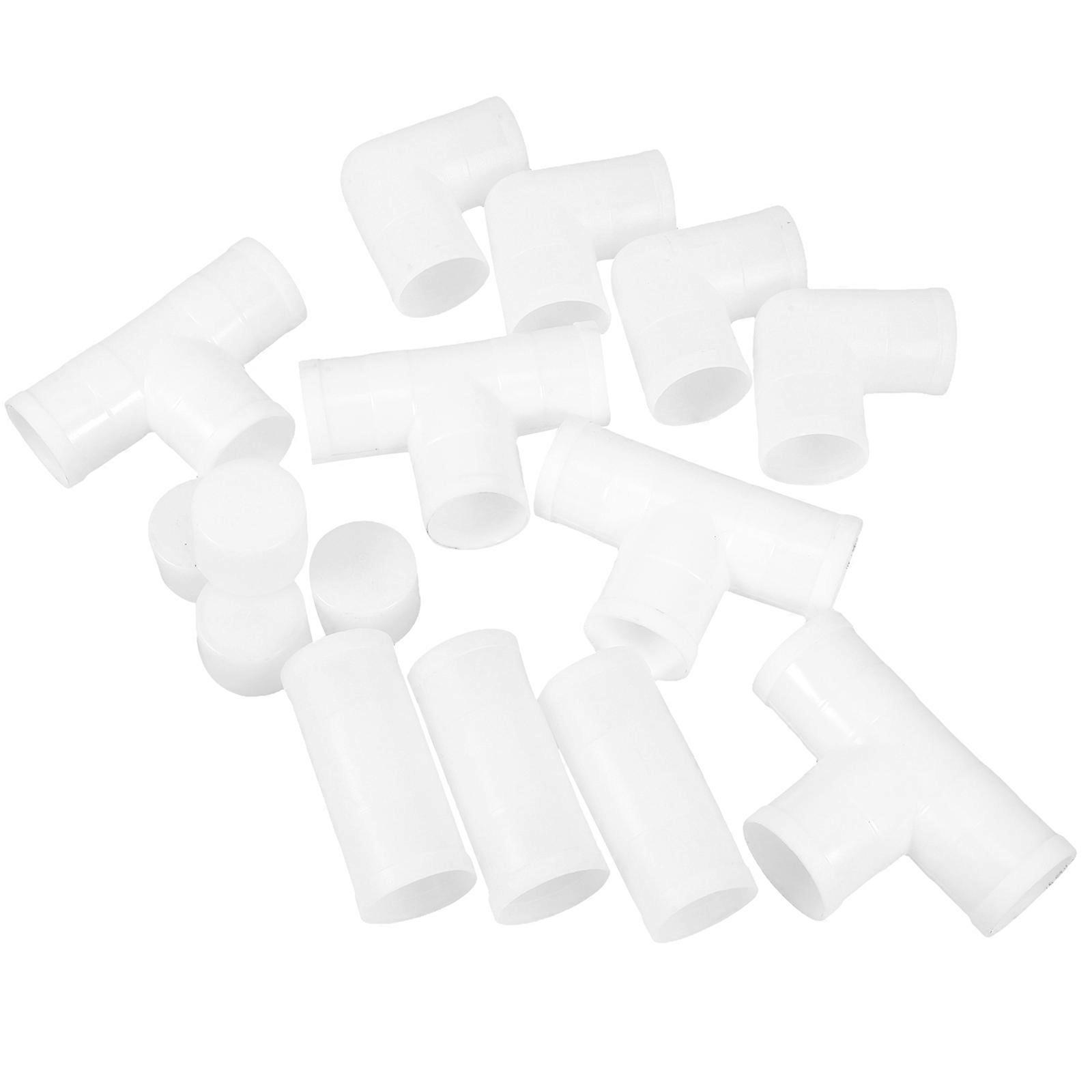 Drinking Waterer Hose Plastic Fittings Quick Connector Replacement 40Pcs