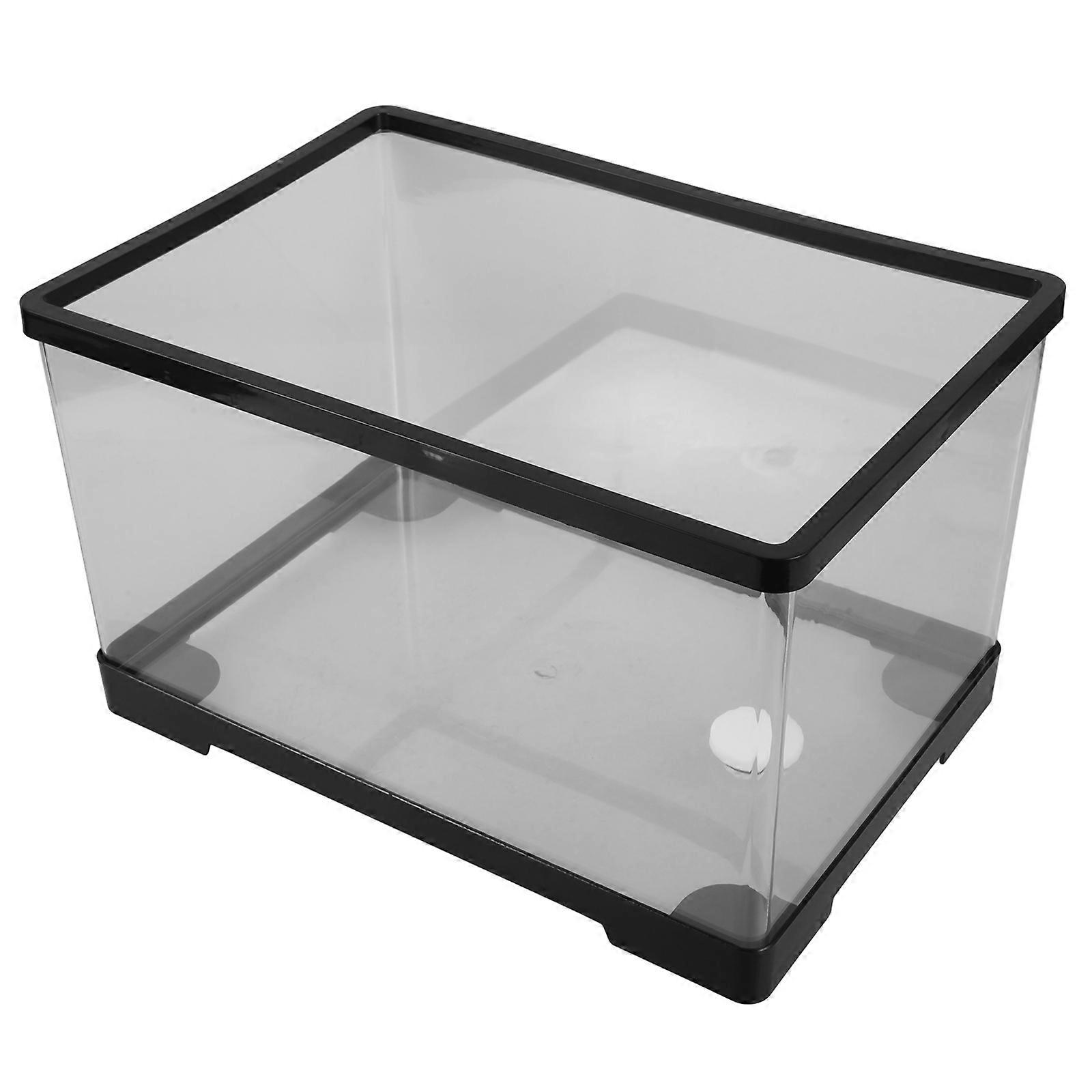 Acrylic Desktop Turtle Fish Tank for Displaying Use Compact Aquarium