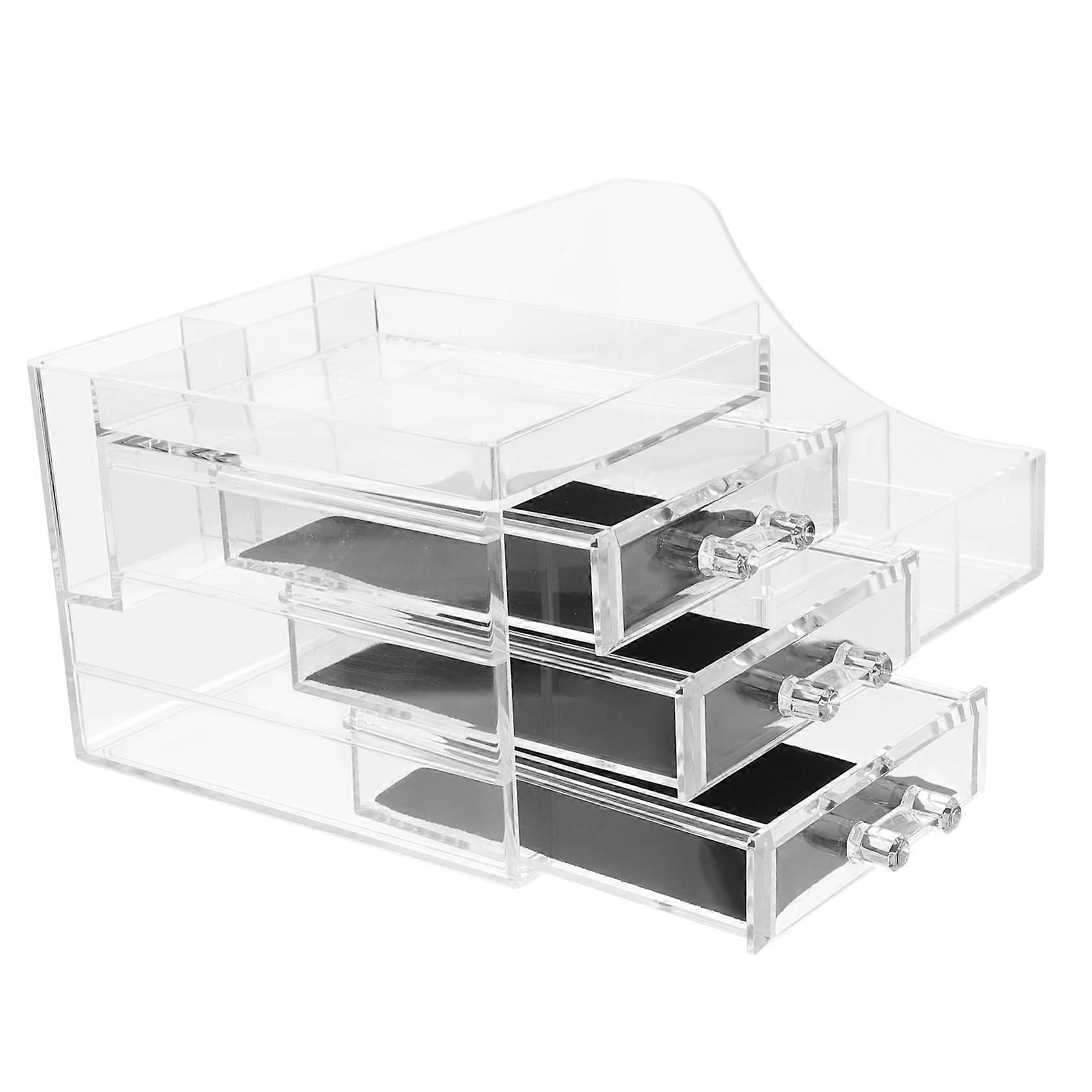 Makeup Organizer with Drawers MultiCompartment Cosmetic Storage Box for Vanity and Dressing Table