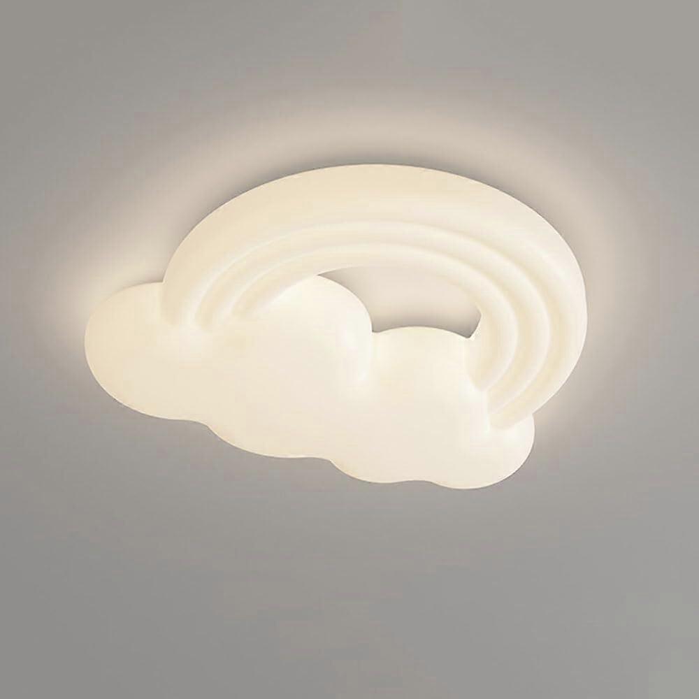 Kids Ceiling Light Cloud Shape LED Flush Mount with Adjustable Color Temperature for Nursery Bedroom