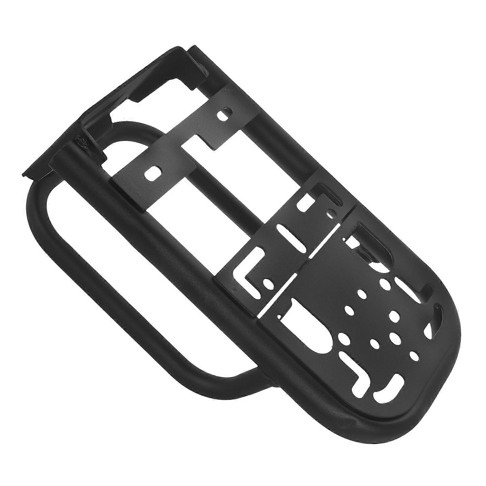 Durable Electric Bicycle Rear Rack for Back Cargo Storage Black