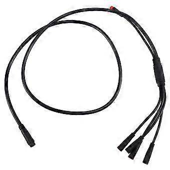 1T5 Wasserdichtes Kabel mit 9 Pins für Julet E-Bike-Verlängerungskabel, Anschlüsse für Gasgriff, Bremse und Display.