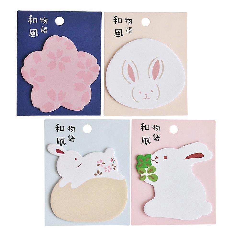 Label Stickers Memo Notes for Recording Use 4Pcs Pads