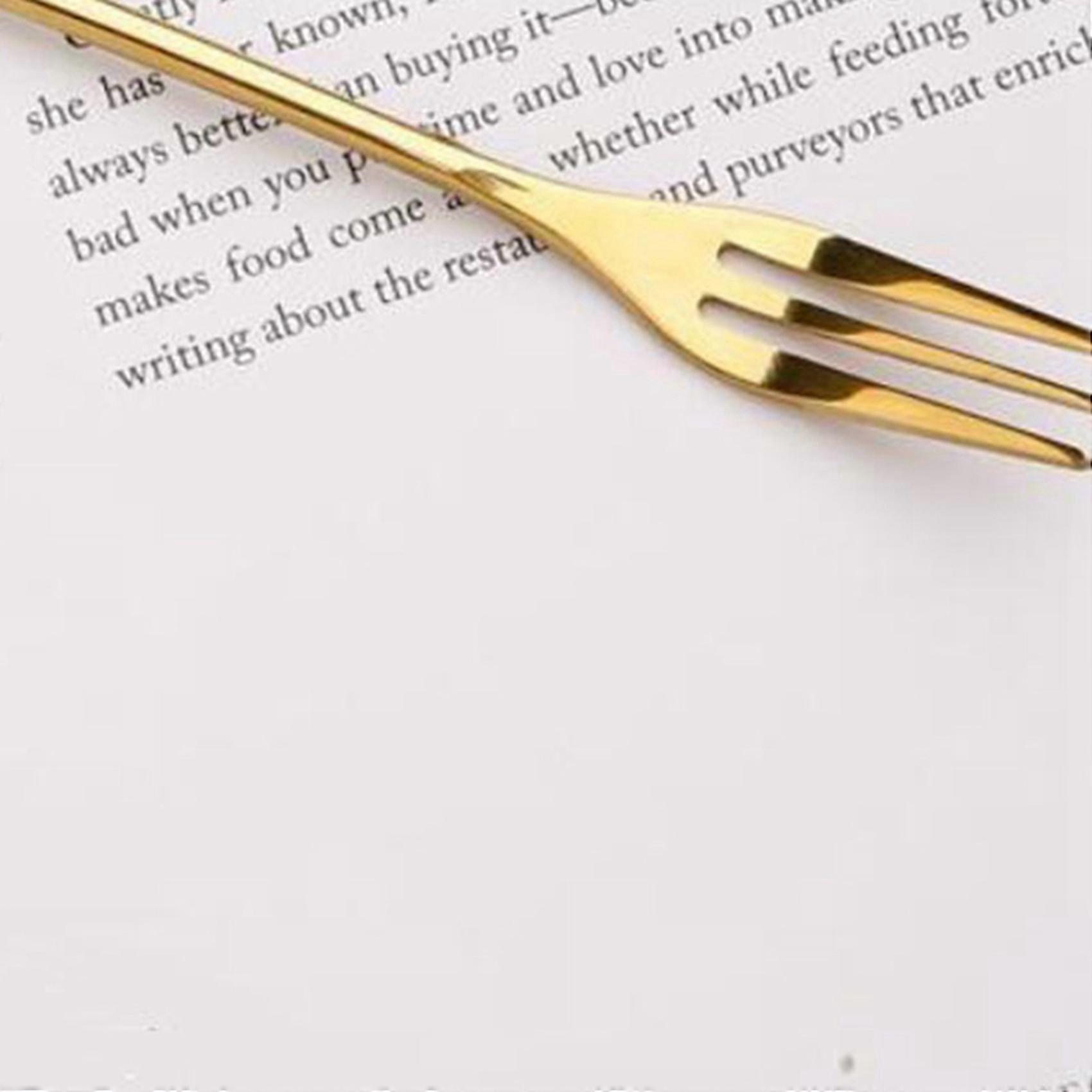 40Pcs Stainless Steel Flatware Fruit Fork Dinnerware Appetizer Snack Dessert Fork Kitchen Tableware Leaf Shape