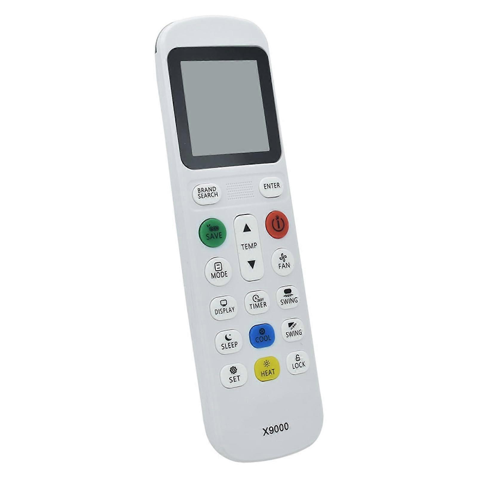 Universal Air Conditioner Remote X9000 Easy Setup Replacement Control for Multiple Brands