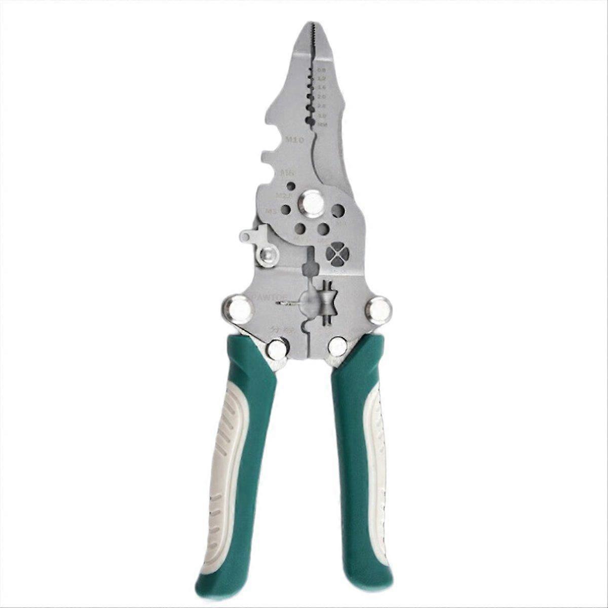 Multifunctional Foldable Wire Stripper Crimper Cable Cutter Pliers Electrician Cable Cutting Wiring